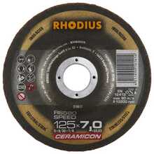 Metalli lihvketas Rhodius SPEED, 125 x 7 x 22,23 mm