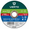 Metalli lõikeketas Verto T41, 115 x 1,5 x 22 mm