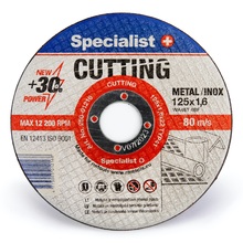 Metallilõikeketas Specialist+, 125 x 1,6 x 22 mm, 3 tk