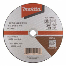 Metalli lõikeketas Makita D-18792, 230 x 2 mm