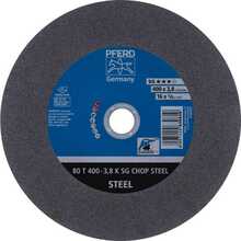 Abrasiivne lõikeketas Pferd Chop Steel K SG, 400 x 3,8 x 32 mm