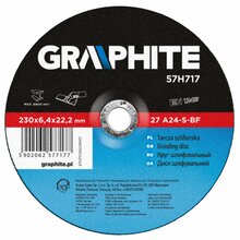 Metalli lihvketas Graphite 57H717, 230 x 6,4 x 22 mm