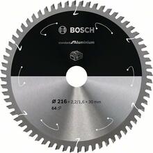 Lõikeketas Bosch Standard for Aluminium 2608837776, 216 x 30 mm, Z64