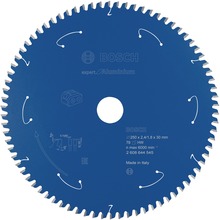 Saeketas Bosch Expert for Aluminium, 250 x 2,4 x 30 mm, 78 hammast