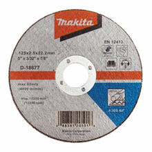 Metalli lõikeketas Makita D-18677, 125 x 2,5 mm