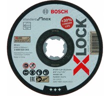 Lõikeketas Bosch X-LOCK Standard for Inox, 125 x 1,6 x 22,23 mm