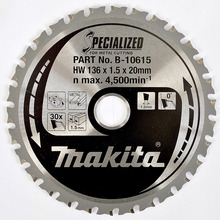 Metalli saeketas Makita B-10615, 136 x 1,5 x 20 mm, 0