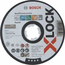 Universaalne lõikeketas Bosch X-Lock ACS 60 V BF, 125 x 1 x 22,23 mm