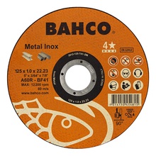 Lõikeketas Bahco A60R INOX+Fe T41, 125 x 1,0 x 22,23 mm