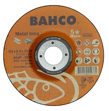 Lõikeketas metalli ja roostevaba terase jaoks Bahco A30S INOX+Fe T42, 125 x 6,4 x 22,23 mm