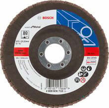 Lamelllihvketas Bosch Expert for Metal X551, 125 x 22,23 mm, K80