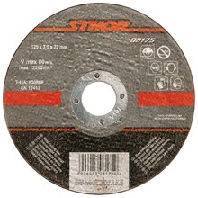 Metalli lõikeketas Sthor 08171, d-125 x 1 x 22 mm