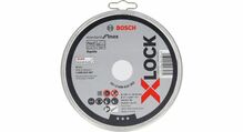 Lõikeketas terasele BOSCH X-Lock, 125 x 1 x 22,23 mm, 10 tk