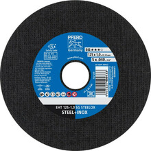 Lõikeketas PFERD EHT SG Steelox, 125 x 1,0 x 22,23 mm