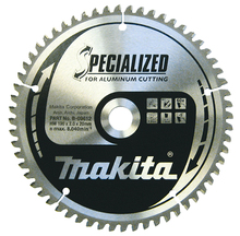 Lõikeketas alumiiniumile Makita B-09612, 190 x 2 x 20 mm, T60, -5
