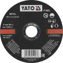 Metalli lõikeketas YATO YT-5923, 125 x 1,2 x 22 mm