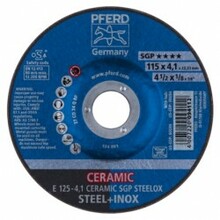 Lihvketas Pferd E 125-4,1 Ceramic SGP, 125 mm x 22,23 mm