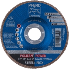 Kroonlehine lihvketas Pferd SG Power Steelox, 125 mm, Z120