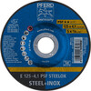Lihvketas Pferd PSF STEELOX, 125 x 4,1 x 22,23 mm