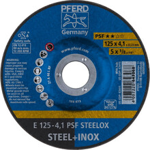 Lihvketas Pferd PSF STEELOX, 125 x 4,1 x 22,23 mm