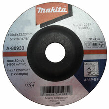 Lihvketas metalli jaoks Makita A36P, 125 x 6 mm