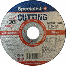 Metallilõikeketas Specialist+, 115 x 1,0 x 22 mm