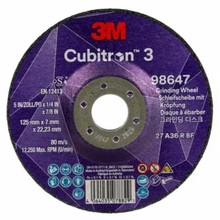 Lihvketas 3M Cubitron 3 A36 R BF, 125 x 7 x 22,23 mm