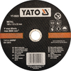 Metalli lõikeketas Yato YT-5925, 180 x 1,5 x 22 mm