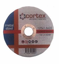 Metalli lõikeketas Cortex, 125 x 1,6 x 22 mm