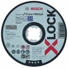 Metallilõikeketas Bosch Expert Inox + Metal X-LOCK, 125 x 1 x 22,23 mm