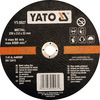 Metalli lõikeketas Yato YT-5927, 230 x 2,0 x 22 mm