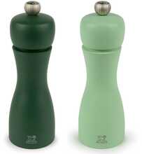 Soola- ja pipraveski komplekt Peugeot Tahiti Duo, 15 cm, roheline