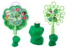 Seebimullid Lean Toys Soap Bubbles Pinwheel Dinosaur Tray, roheline