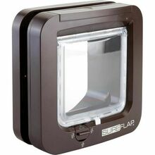 Lemmiklooma uks Trixie SureFlap 4-Way, 21 x 21 cm, pruun