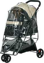 Lemmikloomakäru PawHut 2 in 1, kuni 10 kg, khaki
