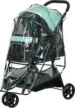 Lemmikloomakäru PawHut, 2 in 1, kuni 10 kg, roheline