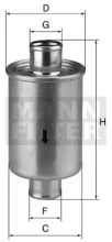Hüdraulikafilter Mann-Filter W 74