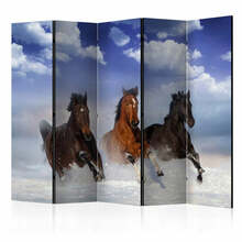 Toapaneel Artgeist Horses In The Snow II, 172 x 225 cm