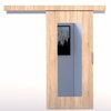 Lükanduks ADRK Furniture Nela 76, 76x205x1.6 cm, pruun