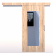 Lükanduks ADRK Furniture Nela 76, 76x205x1.6 cm, pruun