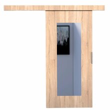 Liuguksed ADRK Nela 96, 96x205x1.6 cm, tamme (Sonoma) värvi