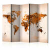 Vahesein Artgeist World In Brown Shades II Paraventtc1923, 225 x 172 cm