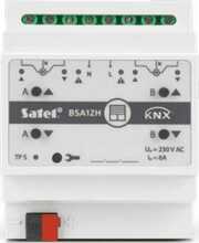 Rulooajam Satel KNX KNX-BSA12H, 2 kanalit, 230V AC