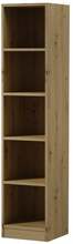Riiul Eltap Craft, 40 x 180 x 40 cm, tamm, pruun