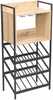 Veiniriiul Home4you Hannes, 51 x 30 x 108 cm, pruun/must
