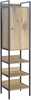 Veiniriiul Home4You Hannes, 44 x 40 x 180 cm, beež