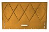 Voodipeats Halmar Modulo W4, 175 x 8 cm, kollane/pruun