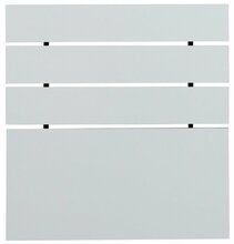 Voodipeats Kalune Design Fuga, 3 x 100 cm, valge