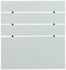 Voodipeats Kalune Design Fuga, 3 x 90 x 100 cm, valge