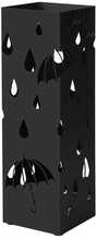 Vihmavarju alus Songmics, 15,5 x 15,5 x 49 cm, must